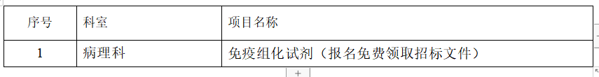 招 标 公 告