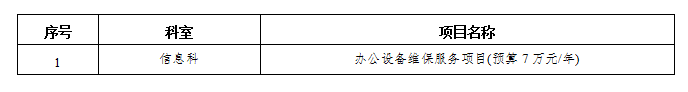 zxyy2021039-信息科-办公设备维保服务项目