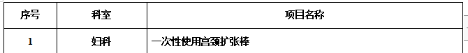 zzxyy2023014一次性使用子宫扩张棒